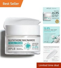 Crema facial glutatión niacinamida 24,8 % - Fórmula para piel radiante 55 ml