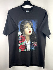 Camiseta gráfica Selena, XL, negra