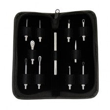 Kit de 11 piezas profesional para el cuidado de la piel herramienta facial removedor de espinillas (AT14045x1)