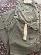 Pantalones cargo Sonoma Life + Style para hombre 36x34 calce relajado pierna recta ret. nuevos con etiquetas $58.