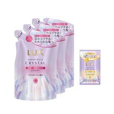 Champú LUX Crystal Color Care & Repair (3 botellas) con aceite capilar Crystal extra