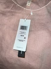 MED Eileen Fisher Pañuelo Orgánico Lino Polvo Rosa Vestido sin Mangas $248