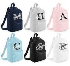 Mini mochila inicial personalizada para niños cualquier nombre niño pequeño escuela guardería bolsa MB#2