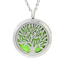 Aromatherapy Oil Pendant Perfume Locket Necklace Essential Diffuser Necklaces
