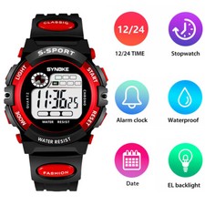 Reloj Pulsera Deportivo Digital LED Multifunción para Niños y Niñas Niños y Niños