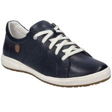 Josef Seibel Caren 01 Mujer Damas Azul Cuero Suave Zapatillas Zapatos Envío y devolución gratuitos