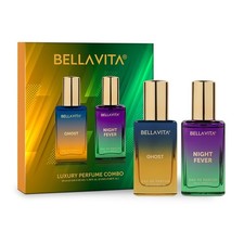 BELLAVITA Ghost & Night Fever | Perfume EDP de larga duración de 2x20 ml para hombre y mujer