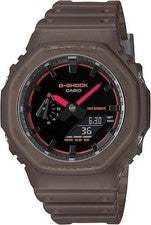 G-Shock GA-2100K-5AJF dureza 20 bar reloj de pulsera marrón mate esqueleto JPN