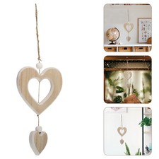 Colgante Corazón Madera Decoración Colgante para Decoración Interior Hogar