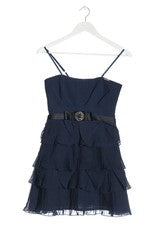 Vestido de verano Rinascimento vestido de tirantes azul elegante talla 36 poliéster