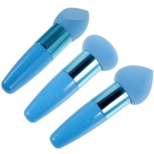 Herramienta de maquillaje de belleza 3 piezas esponjas para base pluma aplicador de ojos