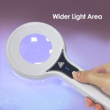 Lámpara de Madera Lupa UV Analizador de Piel Piel para Belleza Prueba Facial Cuidado Personal