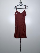 Nuevo con etiquetas FP Intimately Mujer Acanalado Holiday Be My Mini Vestido Sin Mangas Rojo Talla Pequeña