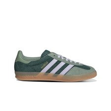 Zapatos de interior Adidas Gazelle para hombre - verde mineral/plateado amanecer