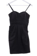 Vestido bandeau Laona negro elegante talla 34