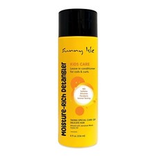 Desenredante sin enjuague Sunny Isle Kids Care 8 oz rico en humedad para cabello rizado