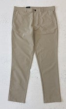 Pantalón Banana Republic Hombre Calce Ajustado Frente Plano, Tostado, 40x34 Nuevo Con Etiqueta