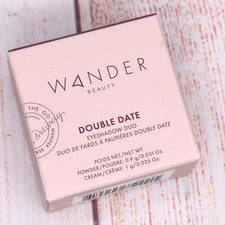 Sombra de ojos Wander Beauty doble fecha dúo en polvo crema Wink Bae NUEVA EN CAJA