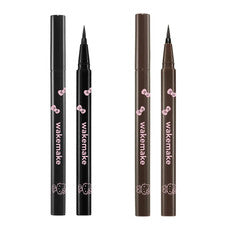 Delineador de ojos WAKEMAKE Any Proof Pen 0,5 g*2ea HELLO KITTY BLACK Edition K-Beauty