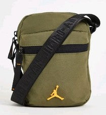 Nike Jordan Jumpman Bolso Bandolera de Hombro Bolsa Caqui Verde Oliva GENUINO