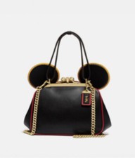 Bolso Coach Disney Mickey Mouse X Keith Haring Kisslock Negro Multi NUEVO