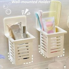 Soporte para utensilios desmontable montado en la pared sin taladro para palillos cucharas cocina