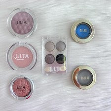 LOTE 6x NUEVO SELLADO ~ 1 ULTA Sombra de Ojos Cuádruple + 3 Colores de Mejillas + 2 Sombra de Ojos MILANI 🔥