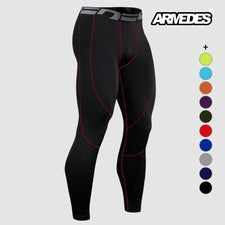 Leggings de compresión ARMEDES 68 para hombre | Ropa deportiva coreana | Capa base