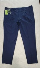 Pantalones Murano Performance Hombre 38x30 Azul Ligero Elástico