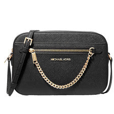 Bolso Bandolera MICHAEL KORS Mujer Pequeño Cuero Saffiano Negro 35S1GTTC7L