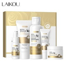 Snail Mucin Cuidado de la Piel Anti Envejecimiento Cuidado de la Piel Suero Crema de Ojos Blanqueamiento Facial Set