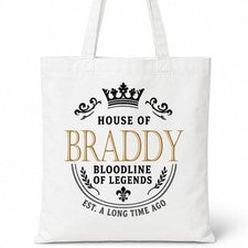 Bolso Shopper Casa Of Algodón Apellido Familiar BRADDY