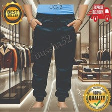 Pantalones de chándal de cuero de oveja genuino para hombre Pantalones de cuero de motociclista negros con cremallera