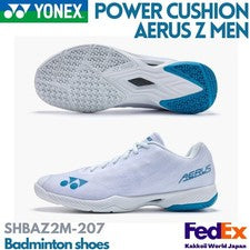 YONEX Zapatos de Bádminton Power Cushion AERUS Z HOMBRES Blanco/Azul SHBAZ2M 207 2025 NUEVO