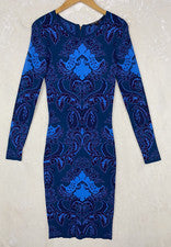 Vestido Felicity & Coco Midi Para Mujer Pequeño Tejido Body Con Elastizado Oficina Cóctel