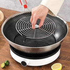Olla de acero inoxidable multifuncional vaporera bastidor imprescindible accesorios de cocina