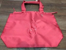 Bolso de Mano Grande Victoria's Secret VS Rojo Satinado Hombro Shopper Viaje Nuevo con Etiquetas