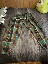 Pantalones de chándal de pijama verde de moda para hombre 2XL