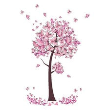Calcomanías de pared de árbol arte mural pegatinas extraíbles PVC decoración de pared para uso doméstico