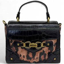 Moda Bolsa De Mano JUST CAVALLI Mujer Negro-Maculada - 79RA4BH3ZSD23QL7