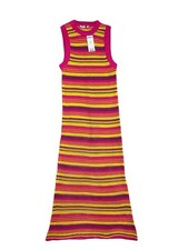 NUEVO CON ETIQUETAS - Vestido largo sin mangas 100 % acrílico multicolor de Pep & Co para mujer