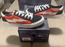 Zapatillas bajas Revenge X Storm rojas negras - para hombre 6 - NWB