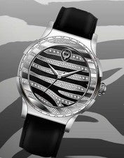 Reloj Pulsera Brillier Unisex Colección Diamantes Genuinos