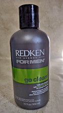 Champú de cuidado diario REDKEN For Men Go Clean cabello normal a seco 10 oz