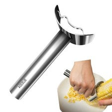 Pelador de maíz de cocina herramienta acero inoxidable pelador de granos de maíz eficiente