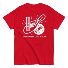 Camiseta retro Hiwan Bowl Bowling Alley Evergreen Colorado estilo vintage