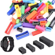 5/10 Piezas Correa Lazo Goma Reloj Guardián Anillos Colorido Aro Silicona