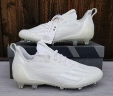 Talla 8.5 - Botines Adidas Fútbol Adizero Blanco NUEVO