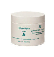 Crema facial hidratante de colágeno/pentapéptido Balanced Skin Care Center 2 oz