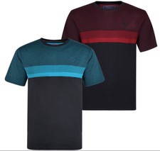 Camiseta GRANDE Moda para Hombre Mangas Cortas Informal Algodón Estampado Verano 2-8XL